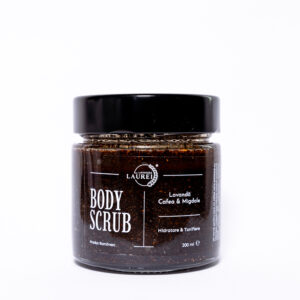 Body Scrub Natural – Lavandă, Cafea & Migdale